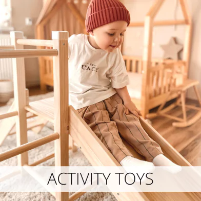 Wooden activity toys