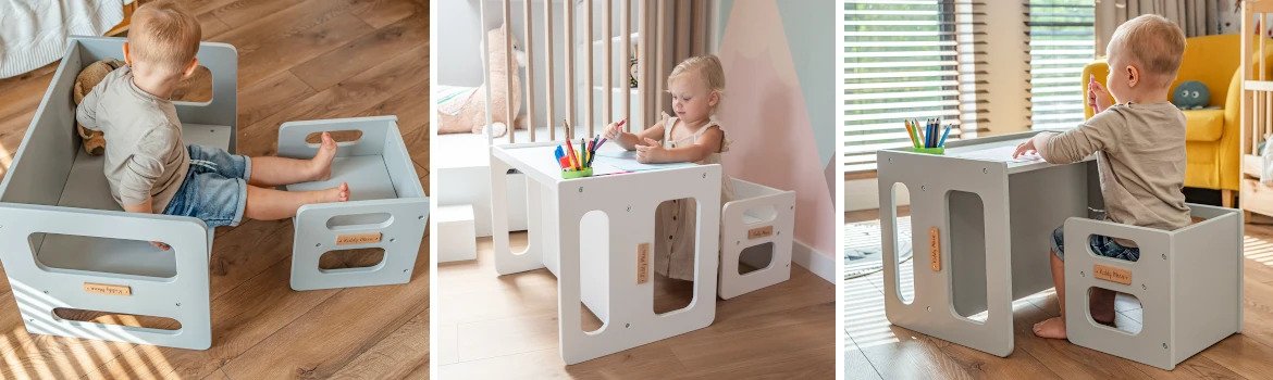 Children's table and chairs from KiddyMoon