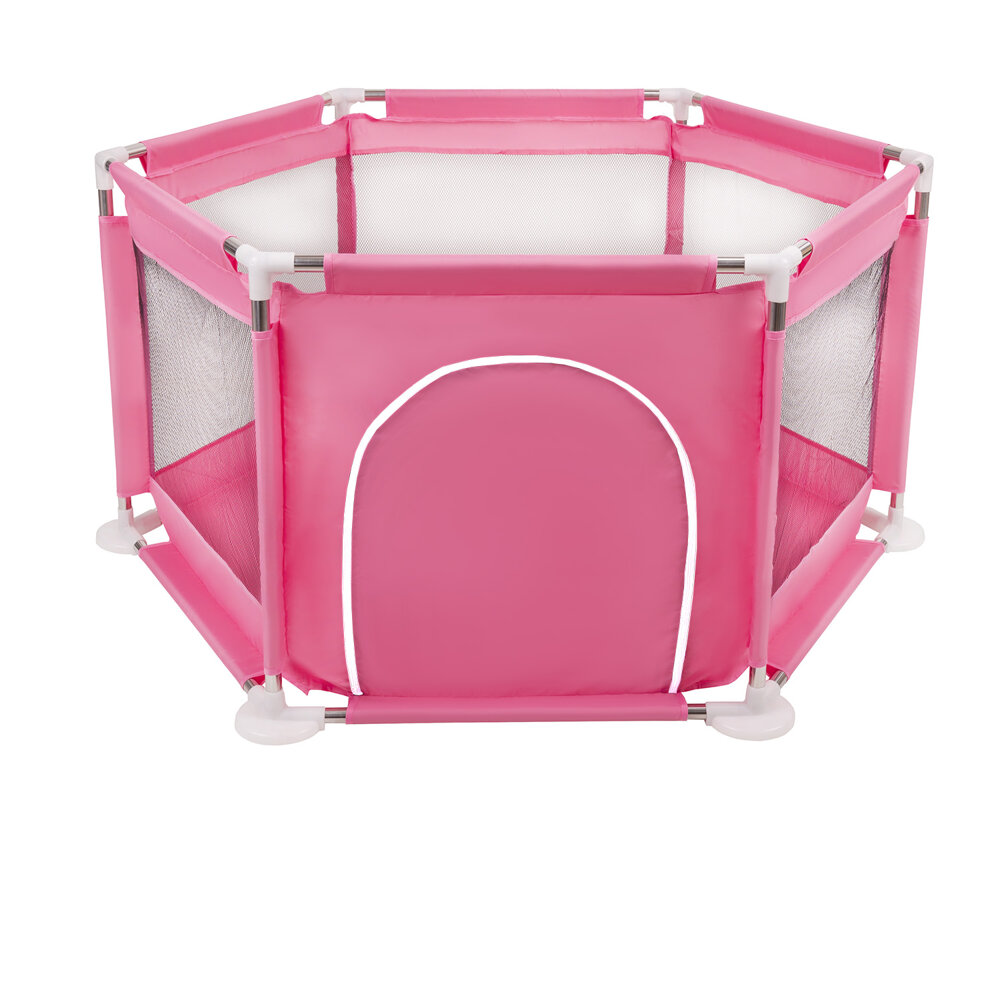 Pink baby hot sale play yard