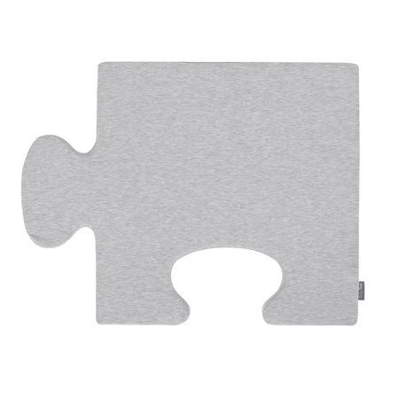 KiddyMoon soft foam puzzle set for children 4pcs, Light Grey/Dark Blue