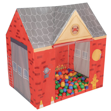 Playhouse For Kids Fire Station Durable And Easy To Assemble Encourages Imaginative Play With Spacious Interior Safe Materials For Indoor And Outdoor Adventures, , 300 Balls