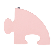 KiddyMoon soft foam puzzle set for children 4pcs, Pink/Light Grey