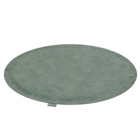 KiddyMoon velvet play mat and bag 2in1 for kids, Forest Green: Dark Turquoise/ Greengrey/ White