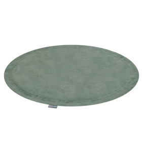 KiddyMoon velvet play mat and bag 2in1 for kids, Forest Green: Pastel Beige/ Copper/ Pearl