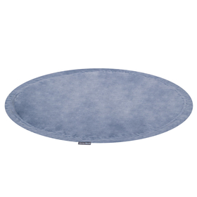 KiddyMoon velvet play mat and bag 2in1 for kids, Ice Blue