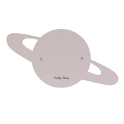 KiddyMoon wall decor kids room nursery wood mdf multiple shapes 3D, Saturn:  Beige/ Grey