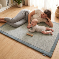KiddyMoon Baby Play Mat for Kids, Soft and Non-Slip, Green