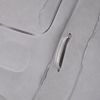 KiddyMoon Inflatable Sensory Rocker Chair For Kids With Pump And Handles, Grey, L