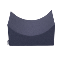 KiddyMoon Foam Playground for Kids Obstacle Course for Children Montessori Toy for Babies Soft Construction Blocks Element, Ramp/Halfshaft, Certified Made in The EU, darkblue:-, Multi-Size