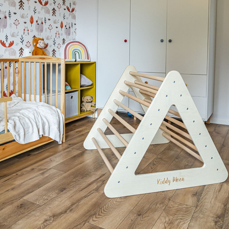 KiddyMoon wooden pikler triangle for children CS-002, , 90,7x80x90 cm