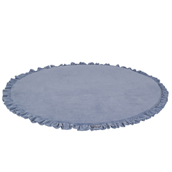 KiddyMoon Foam Play Mat for Children Montessori Soft Children's Floor Playground Toddlers and Babies Crawling Mat Soft Toy Carpet Kids Nursery and Playroom, Made in EU, ice blue, XL