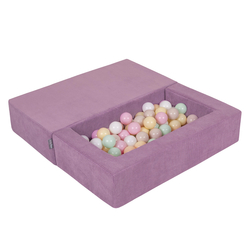 KiddyMoon Modular Foam Sofa for Children's with Balls Lightweight Sofa For Kids Room Comfortable Space-Saving with Storage Room Fabric Safe and Fun for Kids, , Sofa + 100 Balls