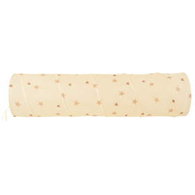 Pop-Up Play Crawl Tunnel with balls for Toddlers Kids, Light Beige: Pastel Beige/Copper/Pearl, 200 Balls