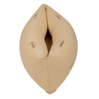 KiddyMoon Inflatable Sensory Peapod Chair For Kids With Handles And Pump, Beige, M