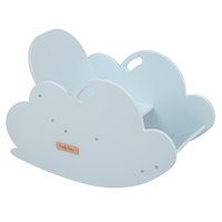 KiddyMoon Wooden Rocker Arch for Kids Rocking Chair Animal Montessori Seesaw for Children Activity Toy for Babies Climbing Play Arch, Cloud Model AR-002, , Cloud