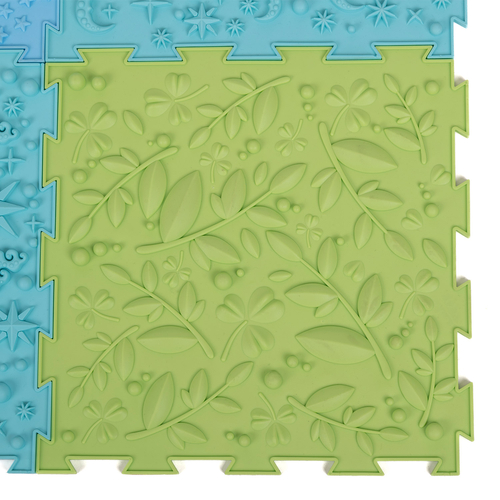 KiddyMoon Sensory Puzzle Mat for Kids Orthopedic Game Tiles, Multi, 6 Pieces