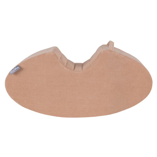 KiddyMoon Foam Soft Seesaw Rocker Ride-On Hopper Bean Bouncy Jumping Playing for Children, Montessori Toy For Kids Made of Foam, Made in The EU, desert pink, 78x25x35cm
