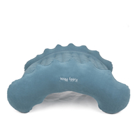 KiddyMoon Inflatable Rocker PVC Sensory Toy, Blue, L