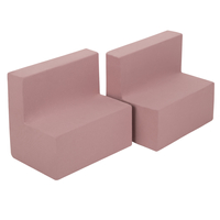 KiddyMoon Foam Playground for Kids Obstacle Course for Children Montessori Toy for Babies Soft Construction Blocks Element, Steps/Steps, Certified Made in The EU, heather:-, Multi-Size