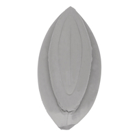 KiddyMoon Inflatable Sensory Peapod Chair For Kids With Handles And Pump, Grey, M