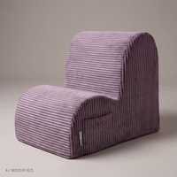KiddyMoon KM-FT-CLOUD Furniture Armchairs, purple