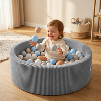 , Dark Grey, 90 x 30 cm / 200 Balls