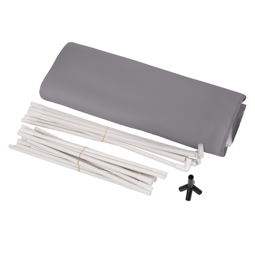 Teepee Tent for Kids Play House With Balls Indoor Outdoor Tipi, grey-white stripes: grey/white/turquoise, 200 Balls