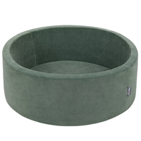 KiddyMoon round ball pit cover 90x30, Forest Green, 90x30