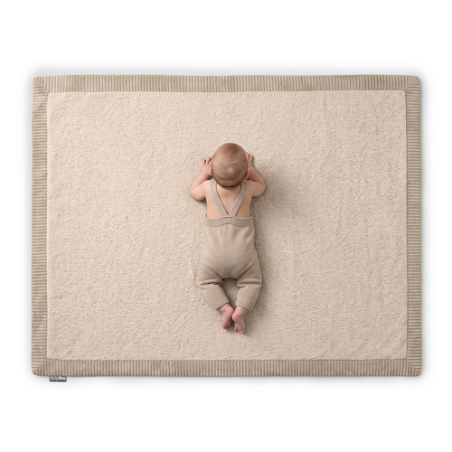 KiddyMoon Baby Play Mat for Kids, Soft and Non-Slip, Beige