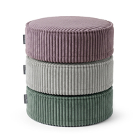KiddyMoon 3-Piece Foam Elements for Kids Children's Room Accessory, green-light grey-purple, Sx3