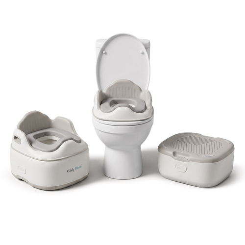 KiddyMoon Potty Training Chair for Toddlers Lockable Cover Anti-Slip Elements, Beige, UNI