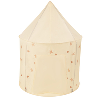 Play Tent For Kids Pavilion Playhouse Children Easy To Assemble Play Tent For Babies and Toddlers Pop up Play For Indoor And Outdoor, light beige: pastel beige/white/mint, 100x130cm/200 balls