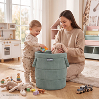 KiddyMoon KM-BIN Toys basket, Green