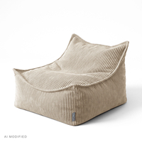 KiddyMoon KM-FTP-NEST Furniture Armchairs, beige