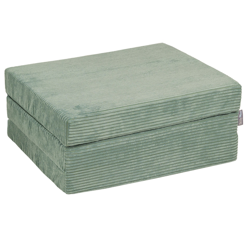 KiddyMoon Multifunctional Foam Mattress Foldable Bed Armchair Kids Children Sofa Folding Toddler Couch Chair for Playroom Bedroom Living Room, green, 165x70x10 cm