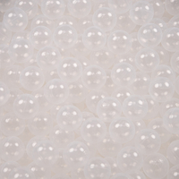 KiddyMoon Soft Plastic Play Balls ∅ 6cm / 2.36 Multi Colour Made in EU, transparent, 1200 Balls/6cm-2.36in