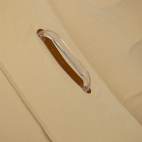 KiddyMoon Inflatable Sensory Rocker Chair For Kids With Pump And Handles, Beige, L