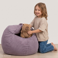 KiddyMoon KM-BAG-ES Furniture Armchairs, purple