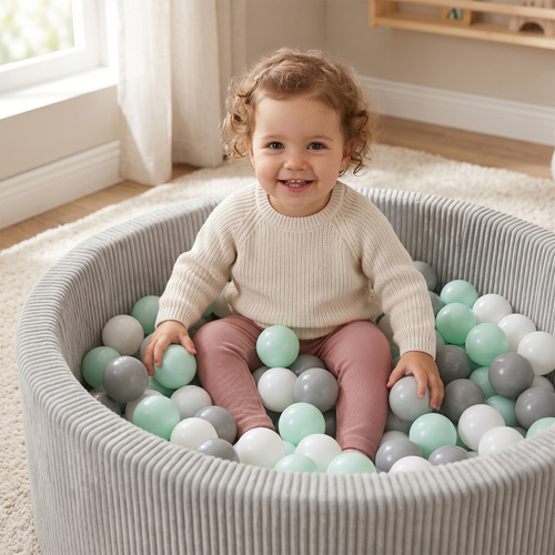 , Light Grey, 90 x 30 cm / 200 Balls