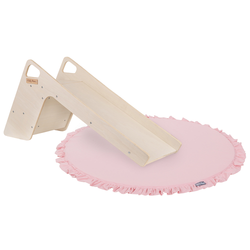 KiddyMoon Foam Play Mat for Children Montessori Soft Children's Floor Playground Toddlers and Babies Crawling Mat Soft Toy Carpet Kids Nursery and Playroom, Made in EU, pink, XL