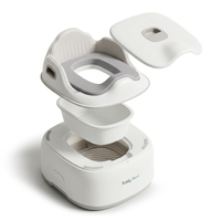 KiddyMoon Potty Training Chair for Toddlers Lockable Cover Anti-Slip Elements, Beige, UNI