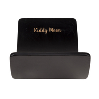 KiddyMoon Wooden Balance Board for Children Wooden Swing Board Montessori Toy for Kids Balancing Board for Babies 80x30cm, black, board