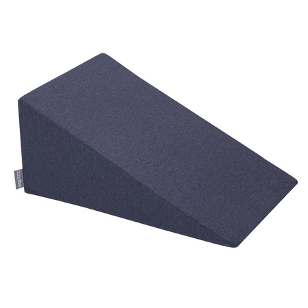 KiddyMoon Foam playground set - wedge L/hill/tunnel/steps PPZ-244, navy blue, Multi-Size
