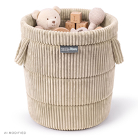 KiddyMoon KM-BIN Toys basket, Beige