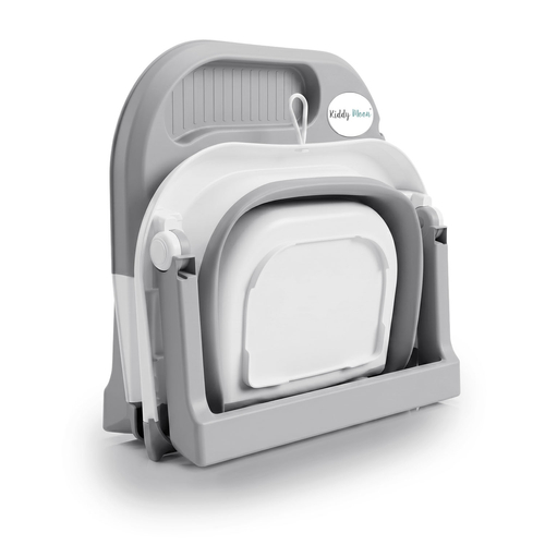 KiddyMoon Foldable Baby Bathtub Plastic Infant Bath Tub, Grey, M