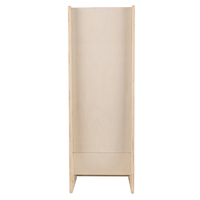 KiddyMoon Wooden Slide for Baby Multifunction Montessori Toddlers Indoor Freestanding Slide 2in1 Chair for Children Slide for Ball Pit Sturdy Climbing Toy, Natural, Large