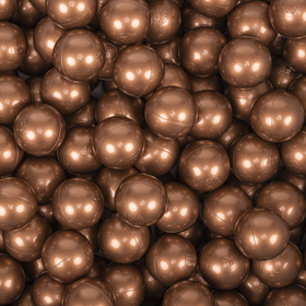 KiddyMoon Soft Plastic Play Balls ∅ 7cm/2.75in Mono-colour certified Made in EU, copper, 700 Balls/7cm-2.75in