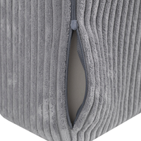 KiddyMoon Multifunctional Foam Mattress Foldable Bed Armchair Kids Children Sofa Folding Toddler Couch Chair for Playroom Bedroom Living Room, dark grey, Mattress with Pillow