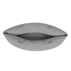 KiddyMoon Inflatable Sensory Peapod Chair For Kids With Handles And Pump, Grey, L