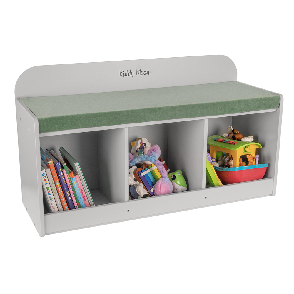 KiddyMoon Storage Bench for Kids Children Multifunctional Toy Furniture ...